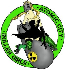 Atomic Cit Rollergirls Logo